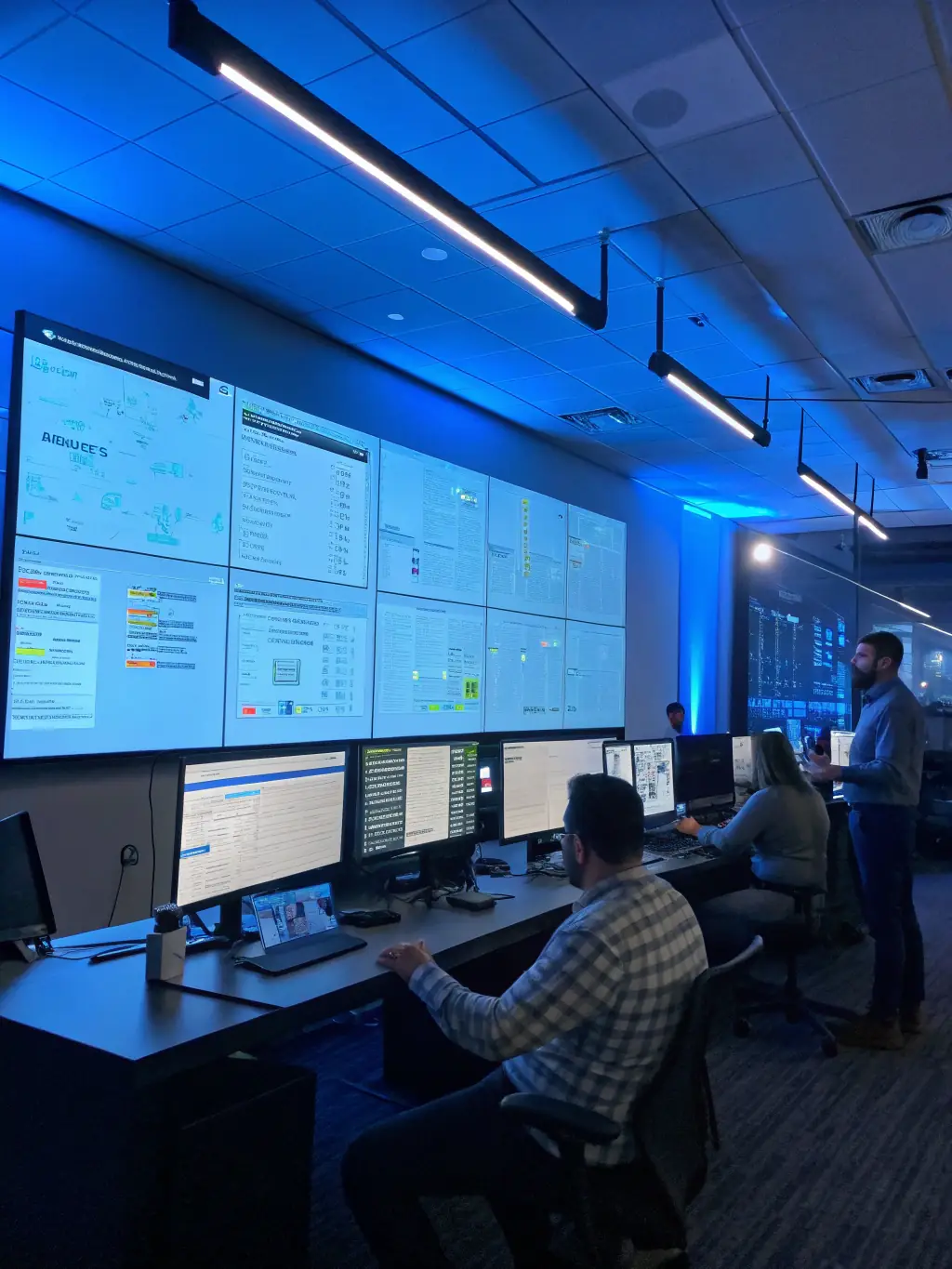 A visual representation of automated business processes, showcasing seamless data flow and integration between different systems for increased efficiency.